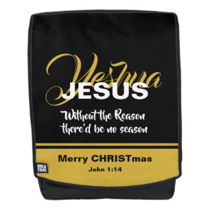 Sac À Dos JESUS RAISON SAISON Noël Écriture chrétienne