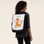 Sac À Dos Joli triton orangé joyeux (Porté)