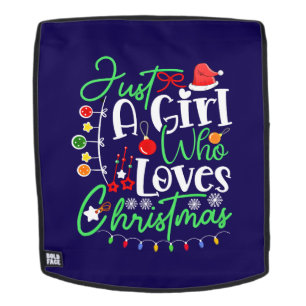 Sac À Dos Juste Une Fille Qui Aime Noël