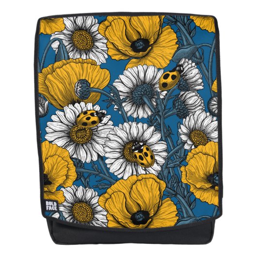 Sac À Dos Le pré en jaune et bleu (Devant)