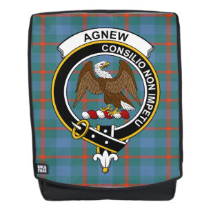 Sac À Dos Le tartan de la crête du clan ancien d'Agnew