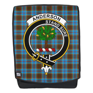 Sac À Dos Le Tartan Plaid de la Crête du Clan Anderson