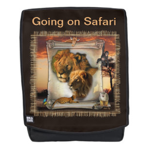 Sac À Dos Les lions sauvages d'Afrique