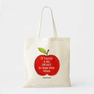 Sac à dos livre rouge pomme professeur mignon