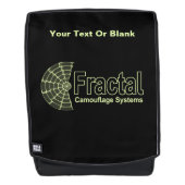 Sac À Dos Logo des systèmes de camouflage fractal (Devant)