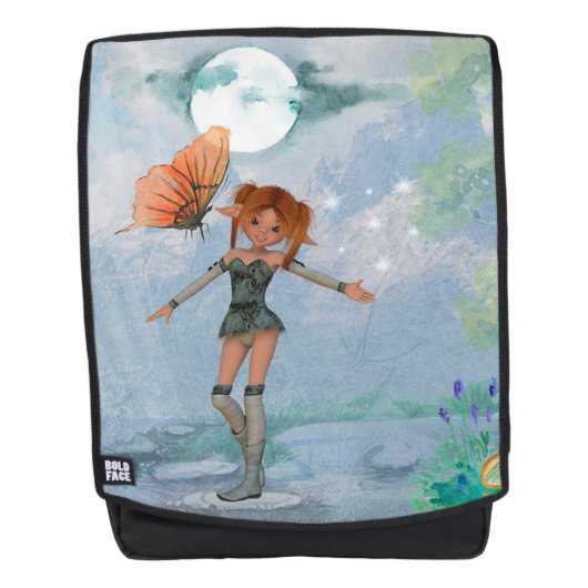 Sac À Dos Lutins et Papillons (Devant)