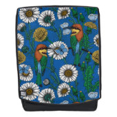 Sac À Dos Mangeurs d'abeilles sur bleu (Devant)