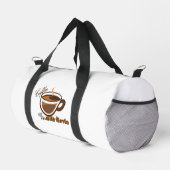 Sac à dos marqué 'Café avec Kevin' (Coin droit)