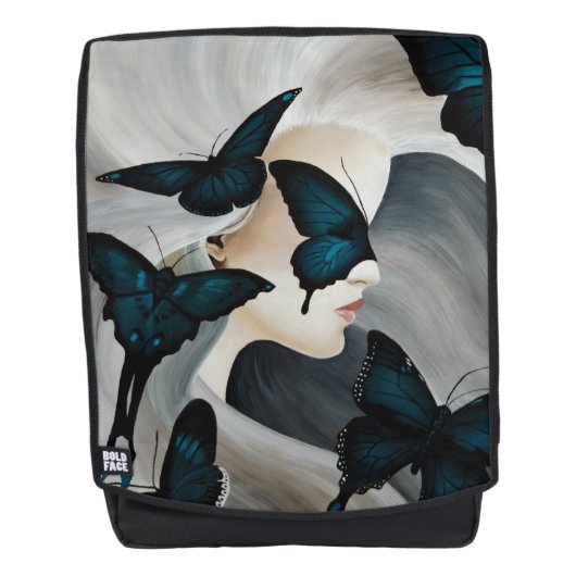 Sac À Dos Mascarade de papillon bleu (Devant)