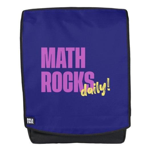Sac À Dos Math Rocks Daily (Devant)