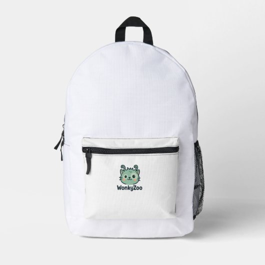 Sac à dos minimaliste pour chat Wonky Zoo (Recto)