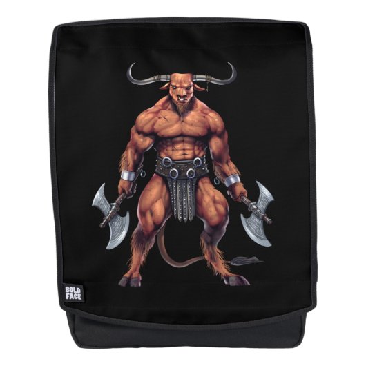 Sac À Dos Minotaure mythologique grecque (Devant)