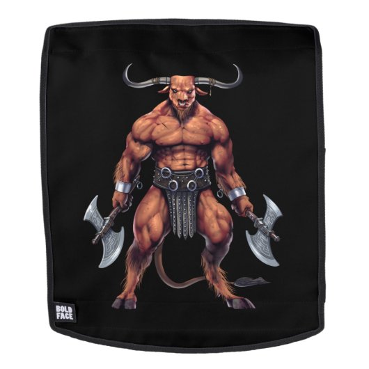 Sac À Dos Minotaure mythologique grecque (Devant amovible)