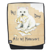 Sac À Dos Mon Eskie A Mangé Ma Maison (Devant)