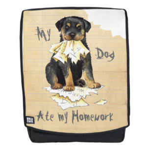Sac À Dos Mon rottweiler a mangé mon travail