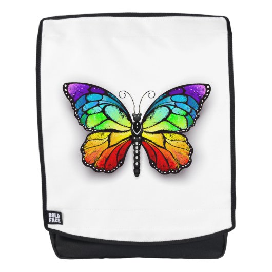 Sac À Dos Monarque papillon arc-en-ciel (Devant)