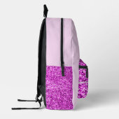 Sac à dos monogramme parties scintillant rose avec (Gauche)