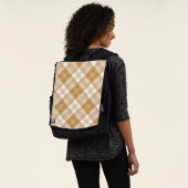Sac À Dos Motif Brown Tartan blanc yxm0uat9 (Porté)