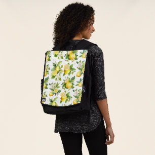 Sac À Dos Motif citron, Fleurs de citron, Feuilles, Citrus