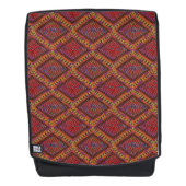 Sac À Dos Motif Diamond Inspiré Boho Africain | Belle (Devant)