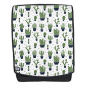 Sac À Dos Motif du désert de cactus foncé rustique (Devant)