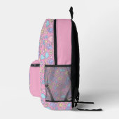Sac à dos Motif esthétique Pastel avec initial (Droite)