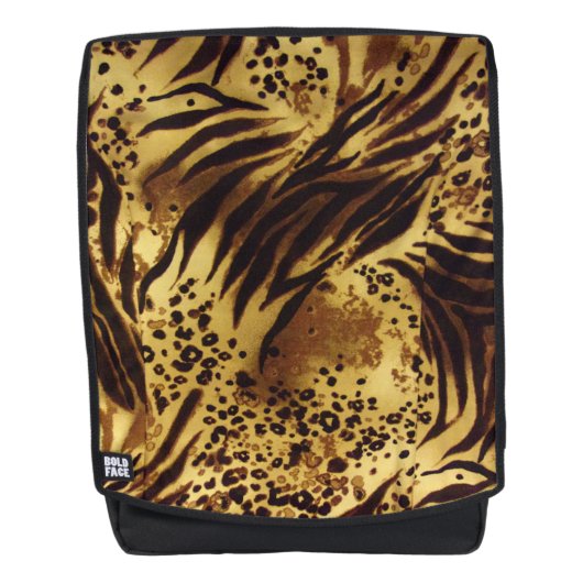 Sac À Dos Motif léopard et zèbre (Devant)