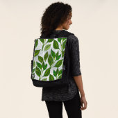 Sac À Dos Motif sans couture avec Feuilles de thé vert (Porté)