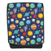 Sac À Dos Motif spatial, Planètes, Étoiles, Cosmos, Galaxie (Devant)