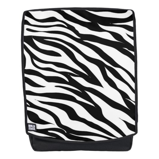 Sac À Dos Motif Zèbre (Devant)