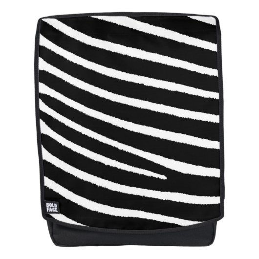 Sac À Dos Motif Zèbre (Devant)