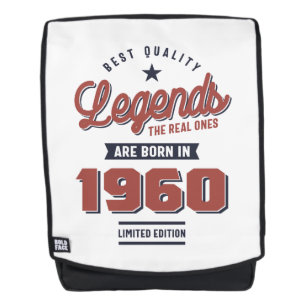 Sac À Dos Né en 1960 Anniversaire