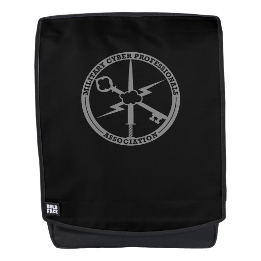 Sac à dos noir MCPA (Devant)