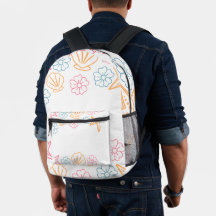 Sac à dos Ocean Blooms - Elégante Aventure balnéai
