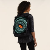 Sac À Dos Œil de prédateur reptile primal (Porté)