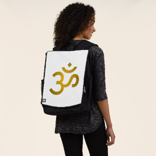 Sac À Dos Om Devanagari - Blanc