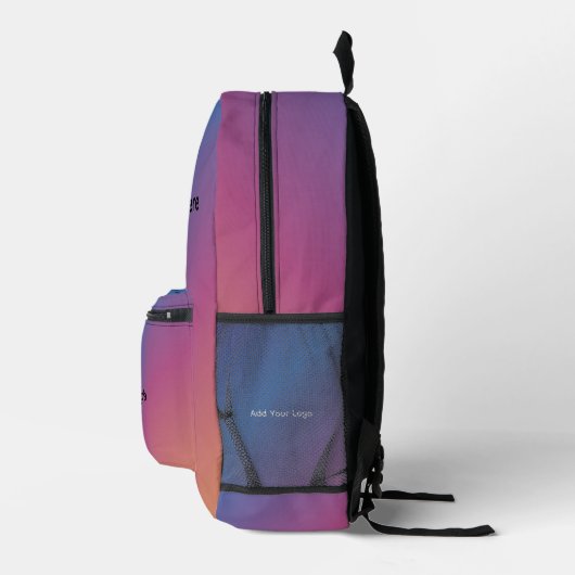 Sac à dos Ombre Gradient, Conception Personnalisab (Droite)