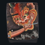 Sac À Dos Oni King Shutendoji<br><div class="desc">Ce nouveau sac à dos cool est orné d'un closeup du célèbre roi de l'Oni, Shutendōji d'Oeyama. Les Oni sont comme des yokai de la mythologie japonaise, menés par le méchant Shutendōji ! Ce design est une reproduction d'une impression de blocs de bois créée à l'origine par Utagawa Yoshitsuya dans...</div>