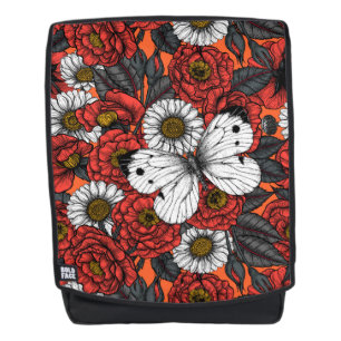 Sac À Dos Papillon blanc et rose