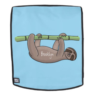 Sac À Dos Paresse souriante mignon sur dessin animé en bambo