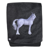 Sac À Dos Parties scintillant Noire Et Unicorne (Devant)