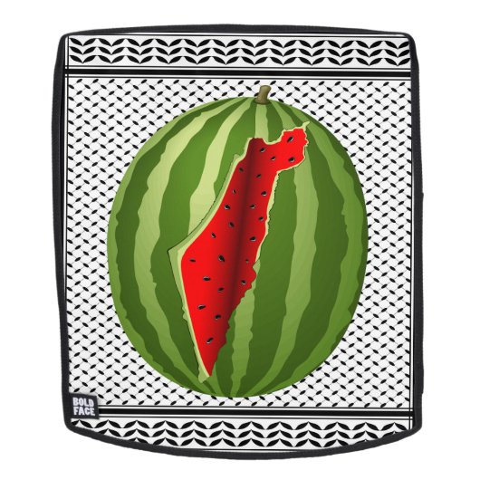 Sac À Dos Pastèque Palestine - Slice (Devant amovible)