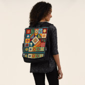 Sac À Dos Patchwork de surfaces composées (Porté)