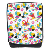 Sac À Dos Perroquets colorés, Perroquets tropicaux, Oiseaux, (Devant)