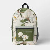 Sac à dos personnalisé Magnolia Blooms (Recto)