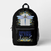Sac à dos personnalisé pour la libellule Fréquente (Recto)