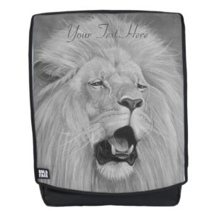 Sac À Dos photo de la faune du grand chat qui gronde le lion