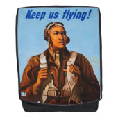 Sac À Dos Pilotes d'aviation afro-américains de 2ÈME GUERRE  (Devant)