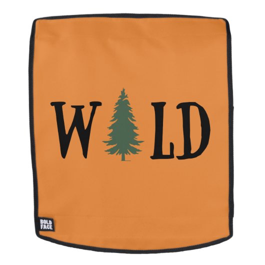 Sac À Dos Pins dans la forêt sauvage (Devant amovible)