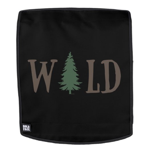 Sac À Dos Pins dans la forêt sauvage (Devant amovible)